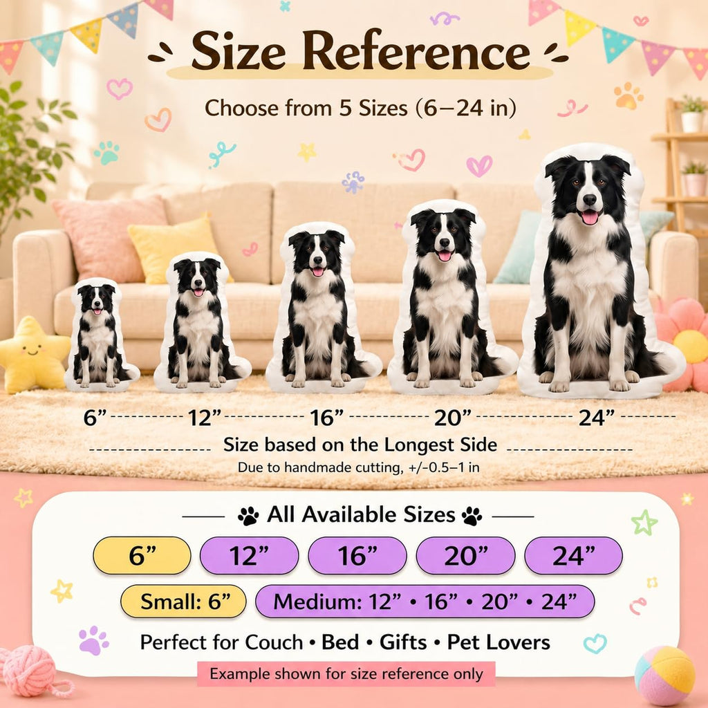 Custom Pet Pillow Personalized Dog and Cat Photo Pillow