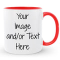 Personalized Coffee Mug Custom Photo Text or Logo Ceramic Mug 11 Oz